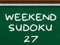 Žaidimas Savaitgalio Sudoku 27  internete
