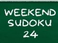 Žaidimas Savaitgalio Sudoku 24  internete