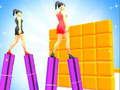 Žaidimas „Heels Run Race“ – „Stack Rider“.  internete