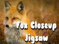 Žaidimas „Fox Closeup“ dėlionė  internete