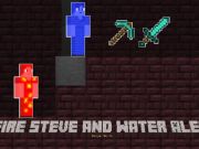 Žaidimas Paleiskite Steve'ą ir Vandenį Aleksą  internete