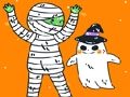 Žaidimas Helovino monstrų dėlionė  internete