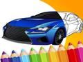 Žaidimas Japoniškų prabangių automobilių spalvinimo knyga  internete