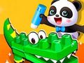 Žaidimas Baby Panda gyvūnų galvosūkis  internete