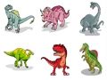 Žaidimas Dinozaurų kortelės  internete