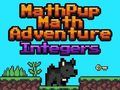 Žaidimas MathPup Math Adventure sveikieji skaičiai  internete