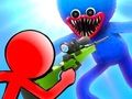 Žaidimas Stickman prieš Huggy Wuggy  internete