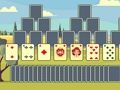 Žaidimas „Tri Towers Solitaire“.  internete