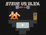 Žaidimas Steve'as vs Alexas Jailbreak internete
