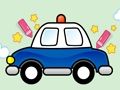 Žaidimas Lengvai dažomas policijos automobilis  internete