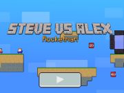 Žaidimas Steve'as vs Alexas Rocketmanas internete