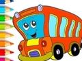 Žaidimas Spalvinimo knyga: Autobusas  internete