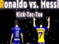 Žaidimas Messi prieš Ronaldo Kick Tac Toe  internete