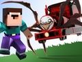 Žaidimas „Noob vs Spider Train“ internete
