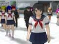 Žaidimas „Sakura“ mokyklos mergaitė Yandere Simulator internete Žaidimas „Sakura“ mokyklos mergaitė Yandere Simulator internete