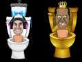 Žaidimas „Skibidi Toilet MakeOver Playtime“.  internete