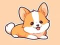 Žaidimas Spalvinimo knyga: Corgi  internete