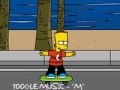 Žaidimas Bartas Simpsono riedlenčių sportas  internete