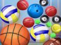 Žaidimas „Sportsball Merge“.  internete