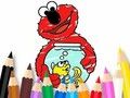 Žaidimas Spalvinimo knyga: Elmo naujas draugas  internete