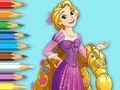 Žaidimas Spalvinimo knyga: Princesė Rapunzel  internete