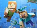 Žaidimas Minecraft dėlionė  internete