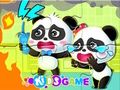 Žaidimas Dėlionė: Baby Panda fejerverkas  internete