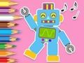 Žaidimas Spalvinimo knyga: Robotų šokiai  internete