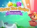 Žaidimas Crazy Zoo Swipe Match 3 galvosūkis  internete