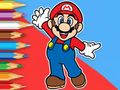 Žaidimas Spalvinimo knyga: Mario Happy Skating  internete