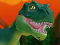 Žaidimas Dino bėgimas: Lava  internete