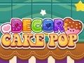 Žaidimas Dekoras: Cake Pop  internete
