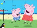 Žaidimas Dėlionė: „Peppa Fun Day“.  internete