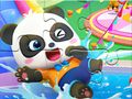 Žaidimas Dėlionė: „Baby Panda“ vandens parkas  internete