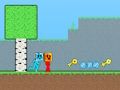 Žaidimas Ugnies ir vandens „Stickman“.  internete