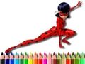 Žaidimas Atgal į mokyklą Lady Bug dažymas  internete