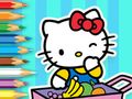 Žaidimas Spalvinimo knyga: Hello Kitty Market  internete