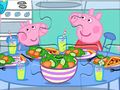 Žaidimas Dėlionė: Peppa Dinner Time  internete