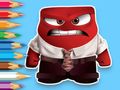Žaidimas Spalvinimo knyga: Inside Out Angry  internete