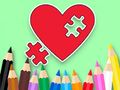 Žaidimas Spalvinimo knyga: BTS Heart Jigsaw  internete