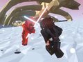 Žaidimas Roblox: šviesos kardo dvikovos  internete