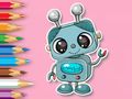 Žaidimas Spalvinimo knyga: šypsenos robotas  internete