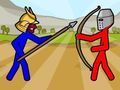 Žaidimas „Stickman“ karalystės susidūrimas internete