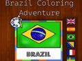 Žaidimas Brazilijos spalvinimo nuotykis  internete