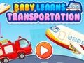 Žaidimas Kūdikis mokosi transporto  internete