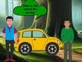 Žaidimas Bičiuliai randa automobilio raktą  internete