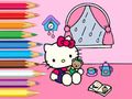 Žaidimas Spalvinimo knyga: Hello Kitty Rainy Day  internete