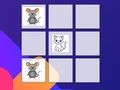 Žaidimas Tic-tac-toe pelė prieš katę  internete