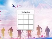 Žaidimas Tic tac toe pro internete