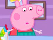 Žaidimas Dėlionė: „Peppa Pig Fancy Blynas“.  internete